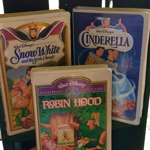 VHS 3pk Disney